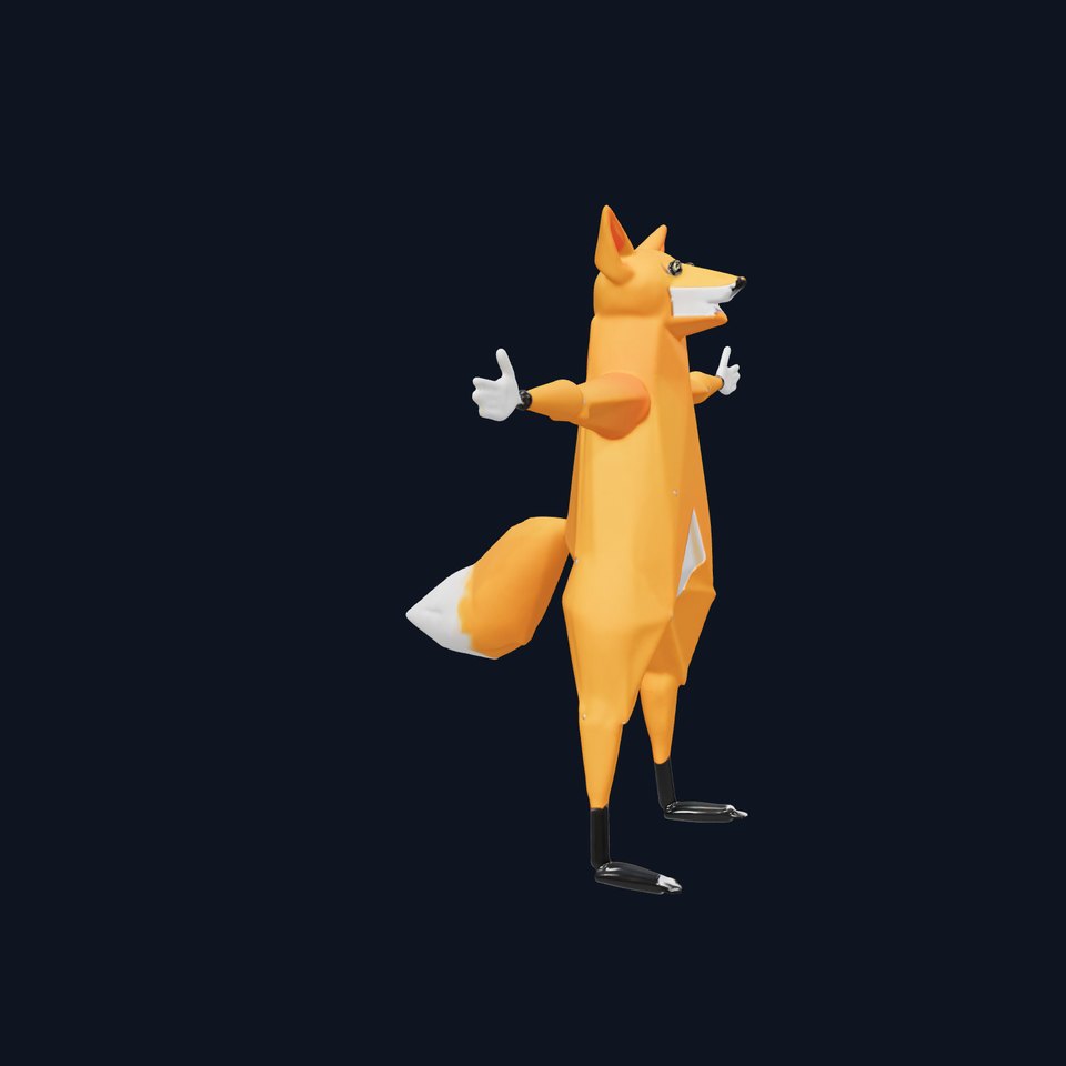Vibrant Fox Character model pack